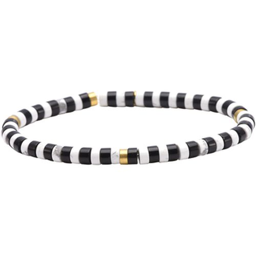Bracelets Bracelet Perles Heishi 4mm Agate Noire -Small-16cm - Sixtystones - Modalova