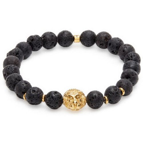 Bracelets Bracelet "Force Vigueur du Lion" en Pierres de Lave - Karma Yoga Shop - Modalova