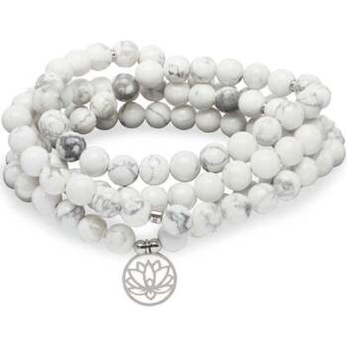 Bracelets Bracelet Mala "Lotus" de 108 perles en Howlite - Karma Yoga Shop - Modalova