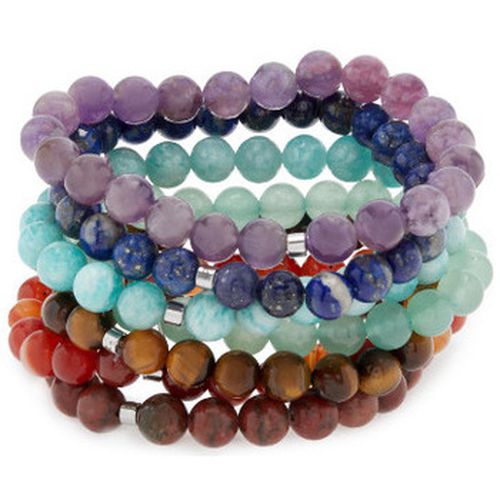 Bracelets Lot de 7 Bracelets "Energie des 7 Chakras" - Karma Yoga Shop - Modalova