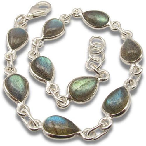 Bracelets Bracelet en Labradorite "Talisman" et Argent 925 - Karma Yoga Shop - Modalova