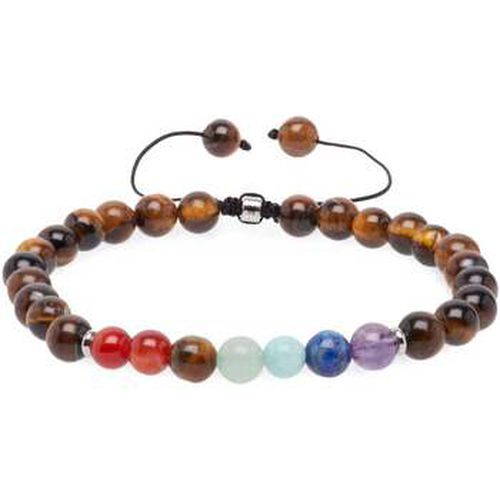 Bracelets Bracelet 7 Chakras "Confiance en Soi" en Oeil de Tigre - Karma Yoga Shop - Modalova