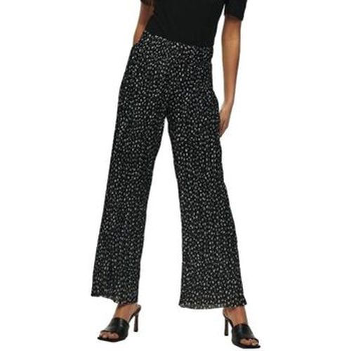 Pantalon Elema Pleated Trousers - Black Mini Flower - Only - Modalova
