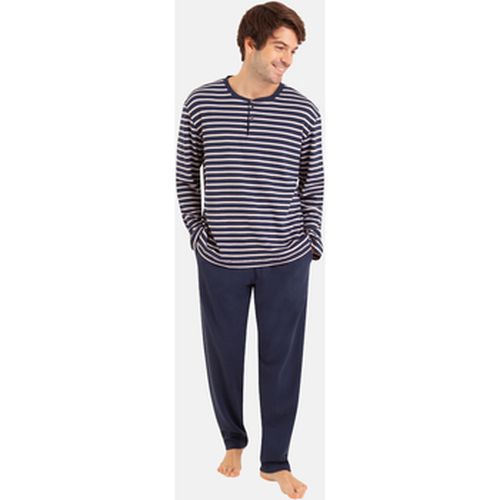 Pyjamas / Chemises de nuit Pyjama long col T Coton Interlock - Eminence - Modalova