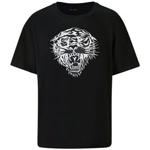 T-shirt Tiger glow tape crop tank top black - Ed Hardy - Modalova