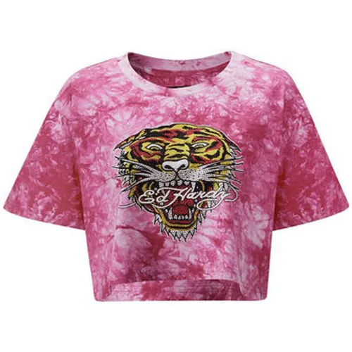 T-shirt Los tigre grop top hot pink - Ed Hardy - Modalova