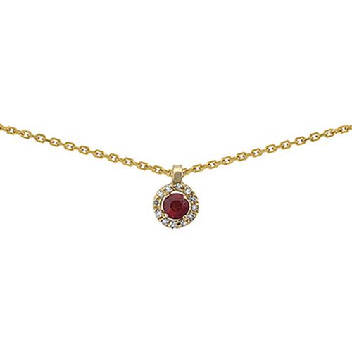 Collier Collier or 18 carats rubis diamants - Brillaxis - Modalova