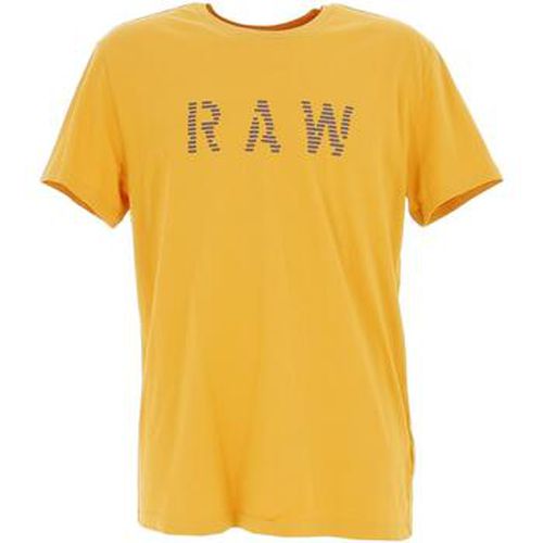 T-shirt Raw r t dull yellow mc tee - G-Star Raw - Modalova