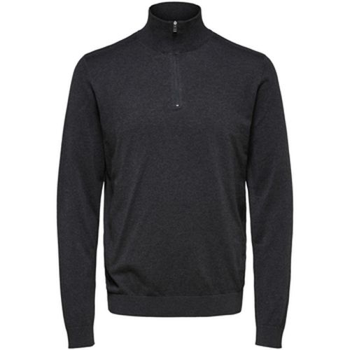 Sweat-shirt Berg Half Zip Cardigan Antraciet - Selected - Modalova