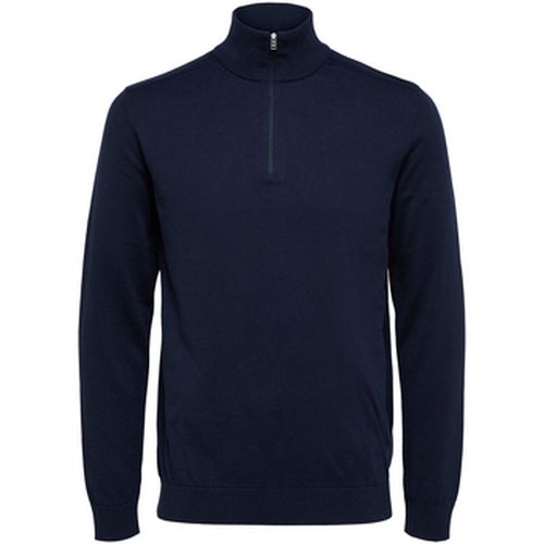 Sweat-shirt Berg Half Zip Cardigan Navy - Selected - Modalova