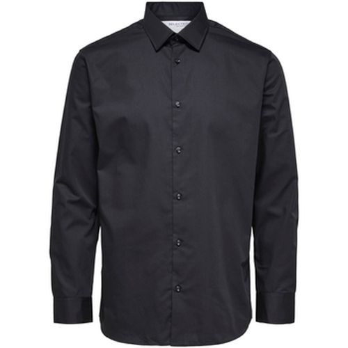 Chemise Regethan Classic Overhemd Zwart - Selected - Modalova