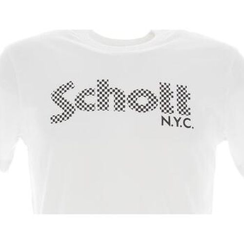 T-shirt T shirt serigraphie logo jersey - Schott - Modalova
