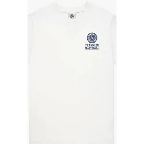 T-shirt JM3012.1000P01-011 OFF WHITE - Franklin & Marshall - Modalova