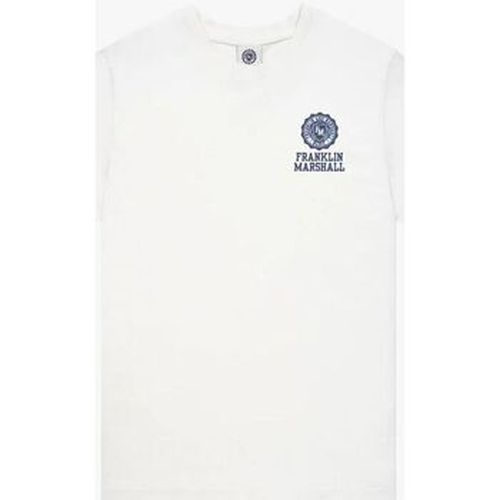T-shirt JM3012.1000P01-011 OFF WHITE - Franklin & Marshall - Modalova