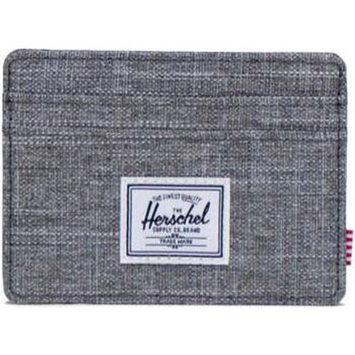 Portefeuille Charlie Cardholder Raven Crosshatch - Herschel - Modalova