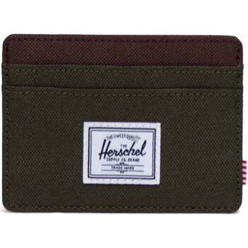 Portefeuille Charlie Cardholder Ivy Green/Chicory Coffee - Herschel - Modalova