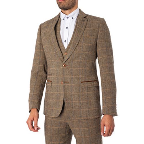 Veste Blazer à carreaux en tweed Ted - Marc Darcy - Modalova