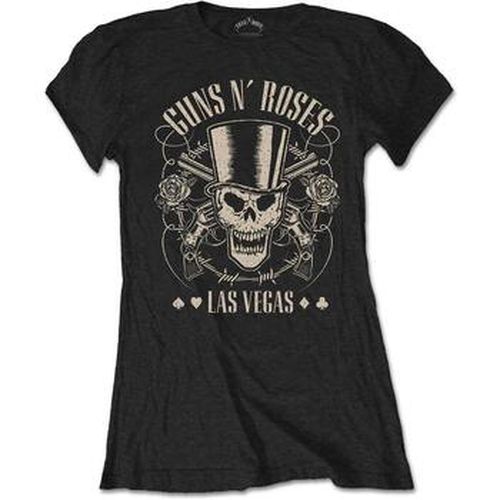 T-shirt Top Hat, Skull Pistols Las Vegas - Guns N Roses - Modalova