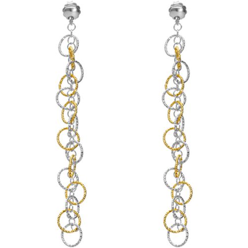 Boucles oreilles Boucles D Oreilles Argent Doré Bicolore Cercles Multiples - Orusbijoux - Modalova