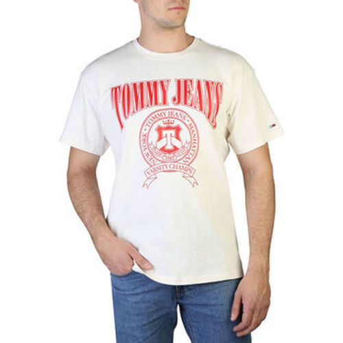 T-shirt dm0dm15645 ybh white - Tommy Hilfiger - Modalova