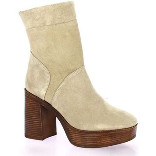 Boots Boots cuir velours - Sweet Lemon - Modalova