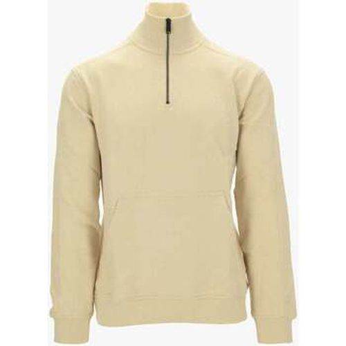 Polaire BOSS Sweat demi zip blanc - BOSS - Modalova