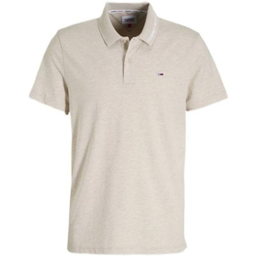 T-shirt Polo Tommy Jeans Ref 57326 ACM Savannah Sand - Tommy Hilfiger - Modalova