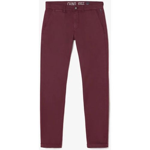 Pantalon Pantalon chino jogg kurt bordeaux - Le Temps des Cerises - Modalova