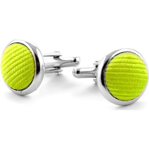 Boutons de manchettes Bouton de Manchette en Soie Citron F04 - Suitable - Modalova