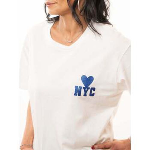 T-shirt Tee-shirt /bleu NYC - Sab & Jano - Modalova