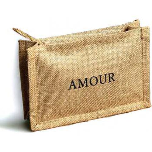 Sac Sab & Jano Pochette jute Amour - Sab & Jano - Modalova