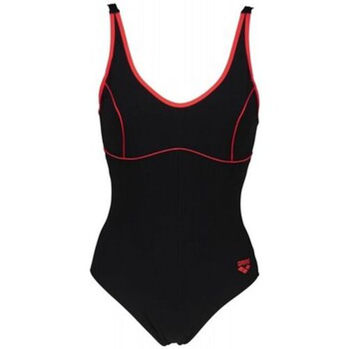 Maillots de bain MAILLOT DE BAIN 1 PIECE TANIA CLIP BACK - BLACK-FLUO RED - 36 - Arena - Modalova