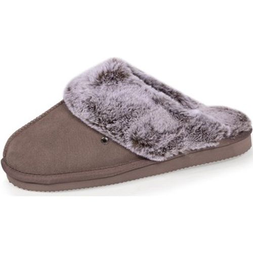 Chaussons Chaussons Mules cuir et fausse fourrure - Isotoner - Modalova