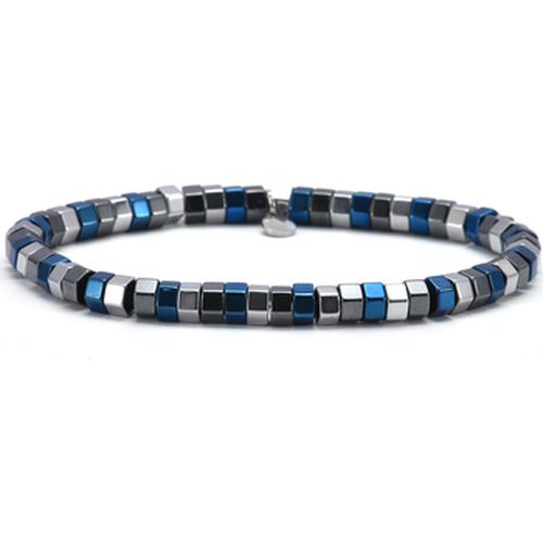 Bracelets Bracelet Acier Fantaisie Hématite Bleu -Large-20cm - Sixtystones - Modalova