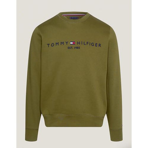 Polaire Sweat kaki en coton bio - Tommy Hilfiger - Modalova