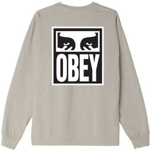 T-shirt T-shirt Eyes Icon 2 Heavyweight Silver - Obey - Modalova