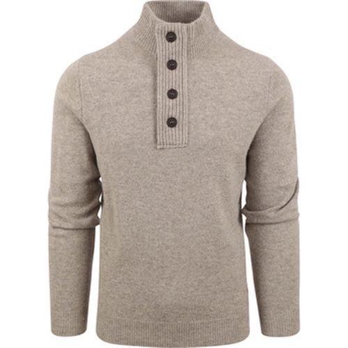 Sweat-shirt Sweater Mocker Laine Mérinos Greige - Barbour - Modalova