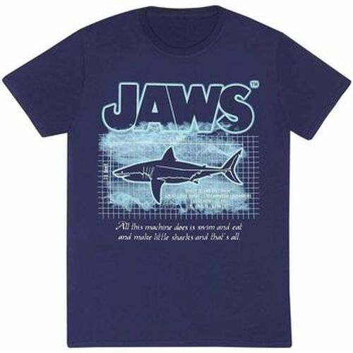 T-shirt Jaws Great White Info - Jaws - Modalova