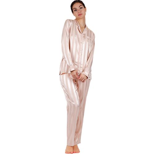 Pyjamas / Chemises de nuit Pyjama tenue d'intérieur chemise et pantalon Satin Stripes - Admas - Modalova
