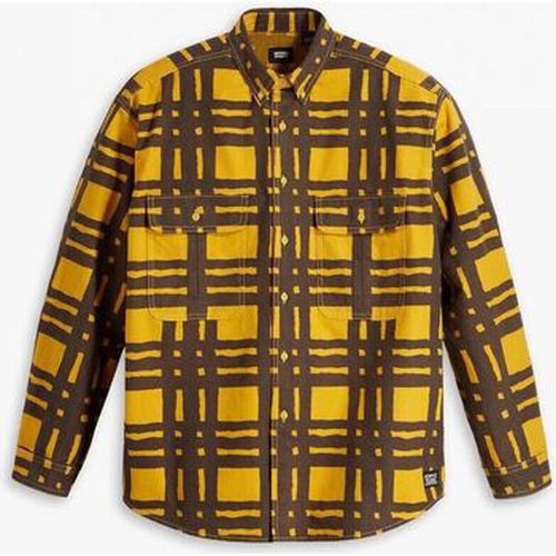 Chemise A0953 0009 - SKATE PLAID-TORN PLAID BLACK YELLOW - Levis - Modalova