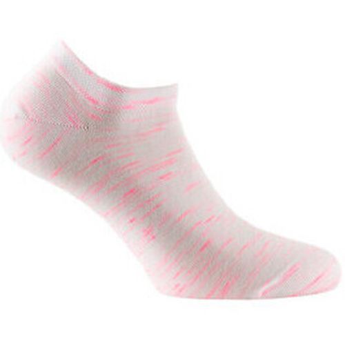 Chaussettes Invisibles design hachuré fluo MADE IN FRANCE - Achile - Modalova