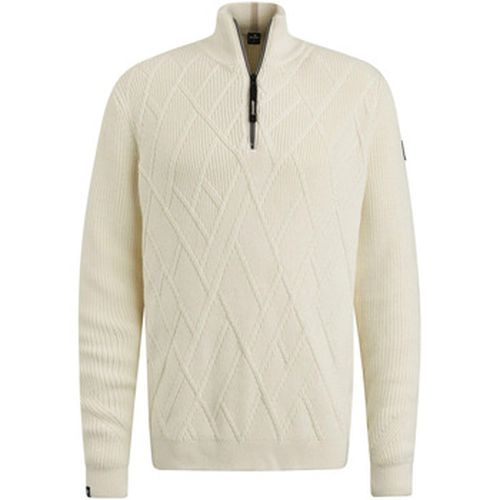 Sweat-shirt Pullover Demi-Zip Structure Ecru - Vanguard - Modalova