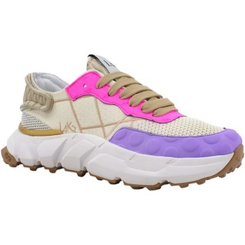 Bottines Mr Big V Sneaker Donna Violet Beige Y06 - L4k3 - Modalova