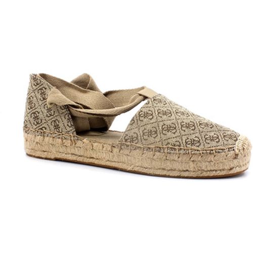 Bottines Espadrillas Loghi Donna Brown FL6JL3FAB14 - Guess - Modalova