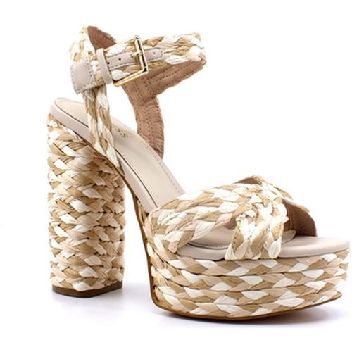 Chaussures Sandalo Tacco Alto Intreccio Donna Tan FL6GBNELE03 - Guess - Modalova