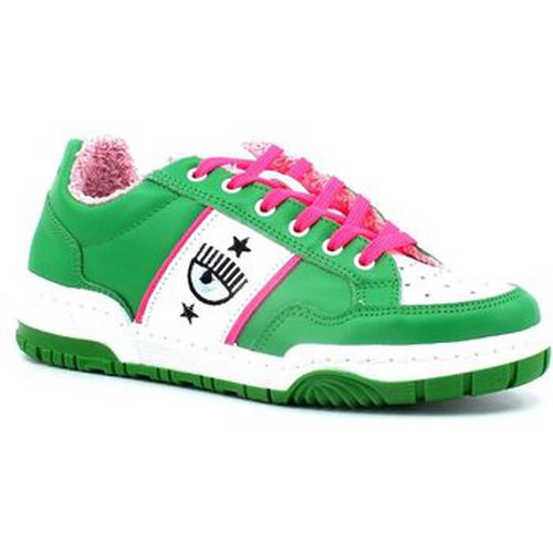 Bottes Sneaker Low Donna Green Pink Fluo CF3108-078 - Chiara Ferragni - Modalova