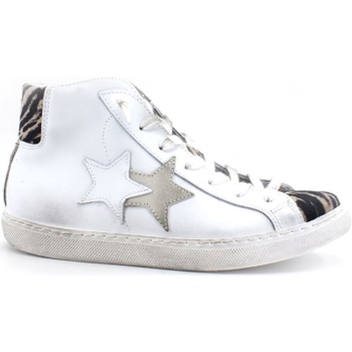 Chaussures Sneaker High Retro Zebra Bianco Zebra Nero Beige 2SD3302 - Balada - Modalova