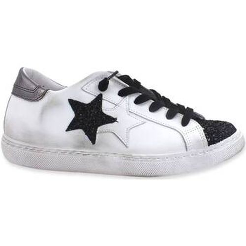 Chaussures Sneaker Low Donna Glitter White Black 2SD3621 - Balada - Modalova