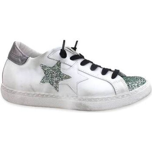 Bottines Sneaker Low Donna Glitter White Green 2SD3620 - Balada - Modalova