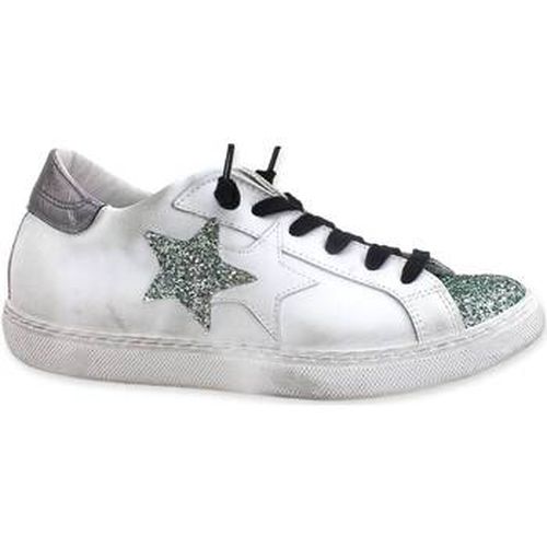 Chaussures Sneaker Low Donna Glitter White Green 2SD3620 - Balada - Modalova